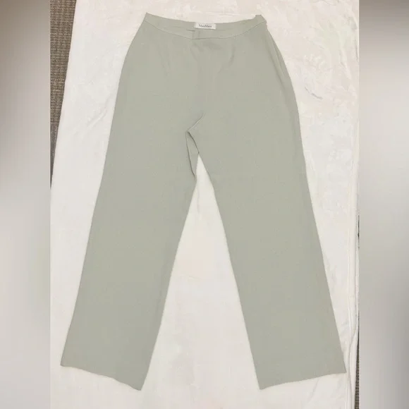 MaxMara Light Sage Pants  - MaxMara - Picture 3 of 5